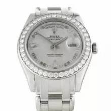 Thumbnail von Rolex Day-Date Masterpiece Platinum Meteorite Diamond Dial 39mm Ref.18946 </h1>