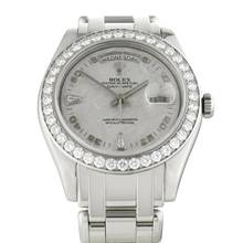 Thumbnail von Rolex Day-Date Masterpiece Platinum Meteorite Diamond Dial 39mm Ref.18946 </h1>