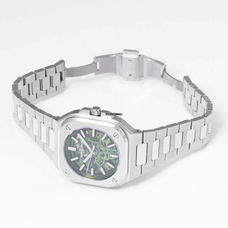 Thumbnail von Bell & Ross BR 05 BR05A-GN-SKST/SST - Instruments Automatic Green Dial Stainless Steel Men's Watch </h1>
