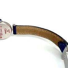 Thumbnail von Cartier VERMEIL COLISÈE 925 Silver 24mm Watch DIAMONDS & Blue SAPPHIRES </h1>