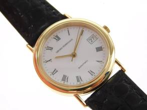 Thumbnail von Girard Perregaux 18 Karat Gelbgold Herrenuhr 34 mm massive klassische Uhr Sonder Edition Automatik </h1>