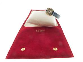Thumbnail von Cartier Quadrant SM massiv 18 Karat Gelbgold mit frischem Cartier Service Original Band und Schlie </h1>