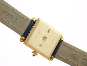 Thumbnail von Cartier Quadrant SM massiv 18 Karat Gelbgold mit frischem Cartier Service Original Band und Schlie </h1>