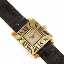 Thumbnail von Cartier Quadrant SM massiv 18 Karat Gelbgold mit frischem Cartier Service Original Band und Schlie </h1>