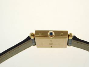 Thumbnail von Cartier Quadrant SM massiv 18 Karat Gelbgold mit frischem Cartier Service Original Band und Schlie </h1>
