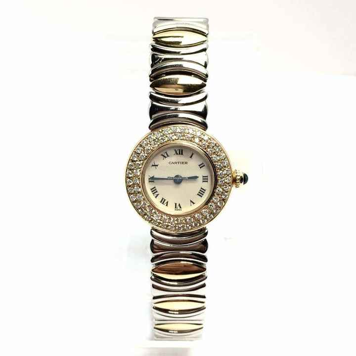  Cartier COLISEE 24mm 2 Tone 0.82TCW DIAMOND Watch </h1> 