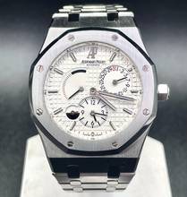 Thumbnail von Audemars Piguet Royal Oak Dual Time Steel Dual Time 39mm Top Condition (with Archive Extract from AP) </h1>