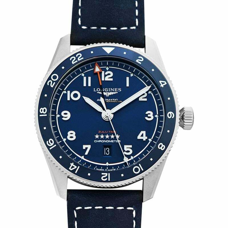  Longines Spirit L38124932 - Longines Spirit Automatic Blue Dial Stainless Steel Men's Watch </h1> 