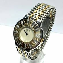 Thumbnail von Cartier 21 Must de Cartier Quartz 28mm 2 Tone Diamond Watch </h1>