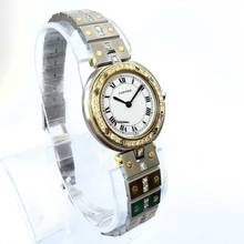 Thumbnail von Cartier Santos Ronde 27mm 2 Tone 0.55TCW DIAMOND Watch  </h1>