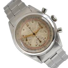 Thumbnail von Rolex Chronograph 6034 Pre Daytona bicolor dial 1950s </h1>