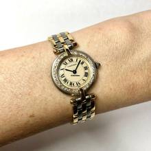 Thumbnail von Cartier Panthère VENDOME 24mm Quartz 3 Row 0.26TCW Diamond Watch </h1>