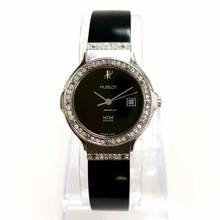 Thumbnail von Hublot MDM 1390 Quartz Steel 28mm Watch 0.48TCW DIAMONDS </h1>