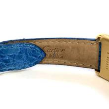 Thumbnail von Cartier Tank 20mm GP Silver Manual Winding O.67TCW Diamond Watch </h1>