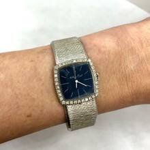 Thumbnail von Mathew Tissot Hand-Winding 14K White Gold Watch FACTORY DIAMONDS </h1>