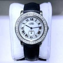 Thumbnail von Cartier RONDE 32mm Quartz Silver ~1.88TCW DIAMONDS Watch </h1>