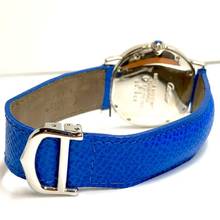 Thumbnail von Cartier RONDE 32mm Quartz Silver 1.01TCW DIAMONDS & Blue SAPPHIRES Watch </h1>