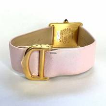 Thumbnail von Cartier Tank Quartz 23mm GP Silver ~.55TCW Diamond Watch Trinity Dial </h1>