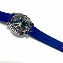Thumbnail von Chopard Happy Sport 32mm Steel Watch w Floating Fishes & Blue Sapphires </h1>