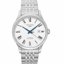 Thumbnail von Longines Record L28214116 - Record Automatic White Dial Men's Watch </h1>