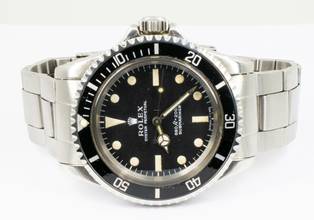Thumbnail von Rolex Submariner (No Date) 1969 Submariner 5513 Non-serif dial Full Set with tags and 200m anchor