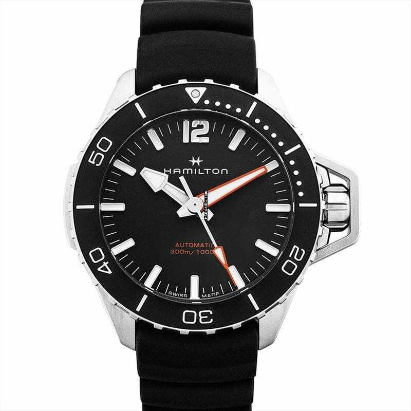 Hamilton H77825330 - Khaki Navy Automatic Black Dial Stainless Steel Men's Watch </h1>