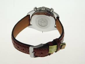 Thumbnail von Omega Speedmaster Ladies Chronograph Lady 39mm mit original Diamant Lünette und neuem echten Krokoband TOP </h1>