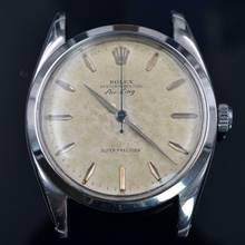 Thumbnail von Rolex Air King 5504 Super Precision silver dial 1957's </h1>