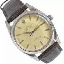 Thumbnail von Rolex Air King 5504 Super Precision silver dial 1957's </h1>