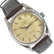 Thumbnail von Rolex Air King 5504 Super Precision silver dial 1957's </h1>