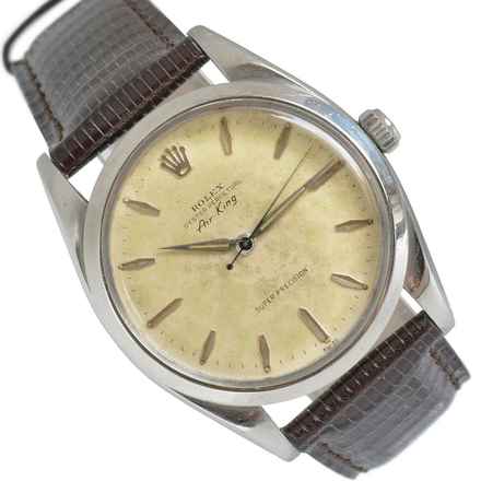  Rolex Air King 5504 Super Precision silver dial 1957's </h1> 