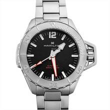 Thumbnail von Hamilton H77815130 - Khaki Navy Automatic Black Dial Stainless Steel Men's Watch </h1>
