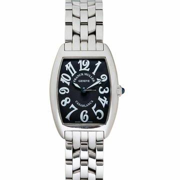 Franck Muller Casablanca 1752QZ - Casablanca 1752QZ SS BLACK Ø25mm </h1> 