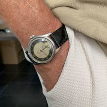 Thumbnail von Omega Suverän 2400-5 classic vintage bicolor radium dial 1945’s </h1>