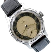 Thumbnail von Omega Suverän 2400-5 classic vintage bicolor radium dial 1945’s </h1>