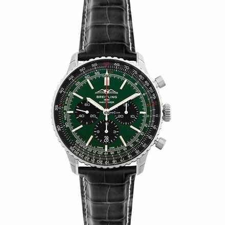 Breitling Navitimer AB0137241L1P1 - Navitimer Automatic Green Dial Stainless Steel Men's Watch </h1> 