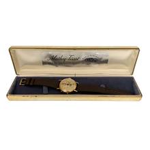 Thumbnail von Mathey-Tissot by Tiffany & Co chronograph Day-Date Moonphase yellow gold 18KT 1960’s </h1>