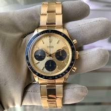 Thumbnail von Rolex Daytona Cosmograph 6241 champagne dial gold 18KT Full Set TOP Condition 1968’s </h1>