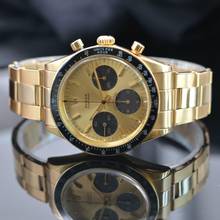 Thumbnail von Rolex Daytona Cosmograph 6241 champagne dial gold 18KT Full Set TOP Condition 1968’s </h1>