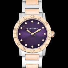 Thumbnail von Bulgari Bulgari 102622 - Bvlgari Bvlgari Automatic Purple Dial 18kt Rose Gold Ladies Watch </h1>