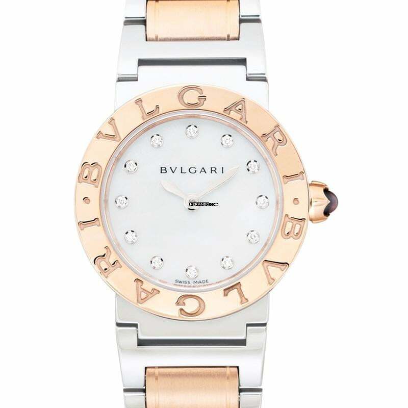  Bulgari Bulgari BBL26WSPG/12 - Bvlgari Bvlgari Quartz Mother of pearl Dial Stainless Steel Ladies Watch </h1> 