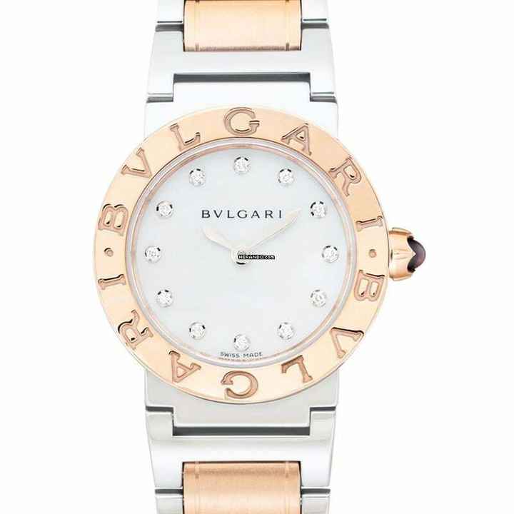  Bulgari Bulgari BBL26WSPG/12 - Bvlgari Bvlgari Quartz Mother of pearl Dial Stainless Steel Ladies Watch </h1> 