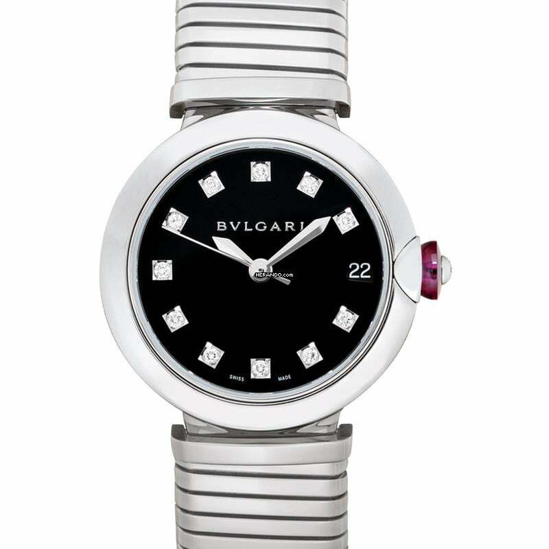  Bulgari Lucea LU33BSSD/11.T - Lucea Automatic Black Dial Stainless Steel Ladies Watch </h1> 