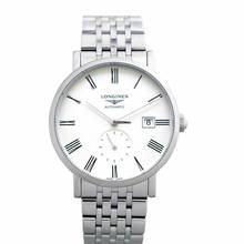 Thumbnail von Longines Elegant L48124116 - The Longines Elegant Collection Automatic White Dial Stainless Steel Men's Wat </h1>