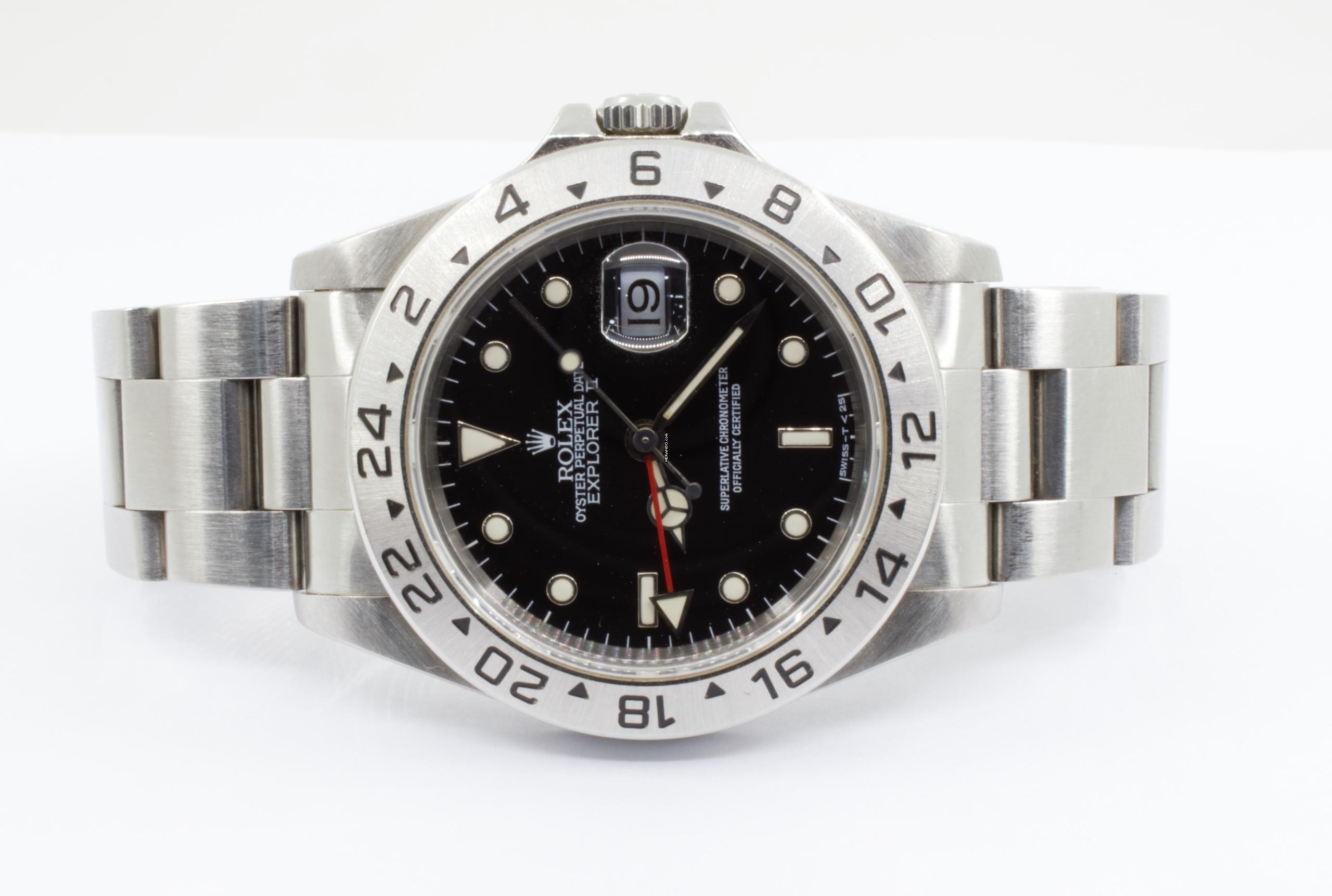 Thumbnail von Rolex Explorer II 16570 Black dial T series box and papers.