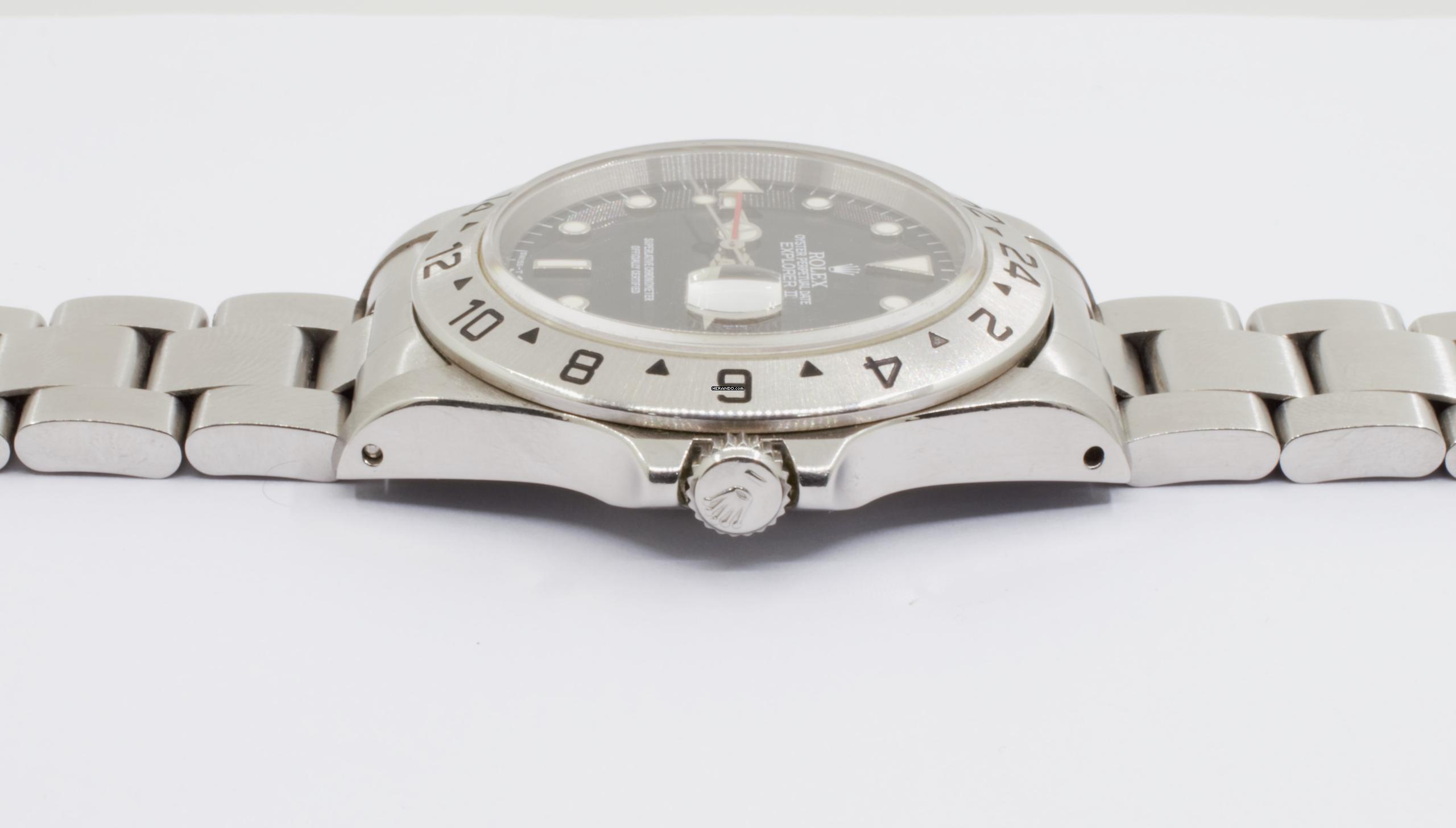 Thumbnail von Rolex Explorer II 16570 Black dial T series box and papers.