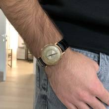 Thumbnail von LECOULTRE Memovox Alarm wrist bicolour ivory dial rose gold 18KT 1950's </h1>