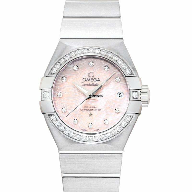 Omega Constellation Ladies 123.15.27.20.57.002 - Constellation Automatic Pink Dial Stainless Steel Ladies Watch </h1>