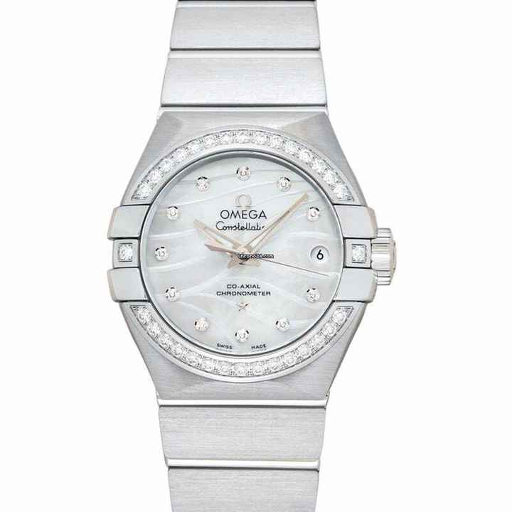  Omega Constellation Ladies 123.15.27.20.55.002 - Constellation Automatic Mother of pearl Dial Stainless Steel Ladies </h1> 