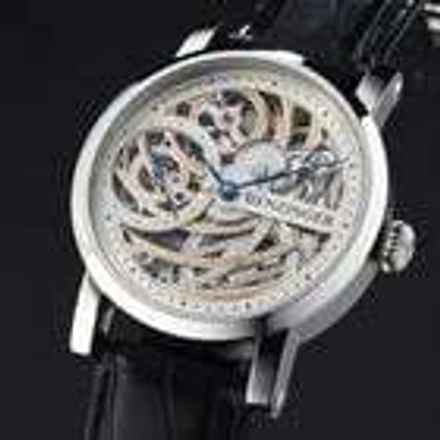  Benzinger Skelett 3/4 Skelett Rose Engine 